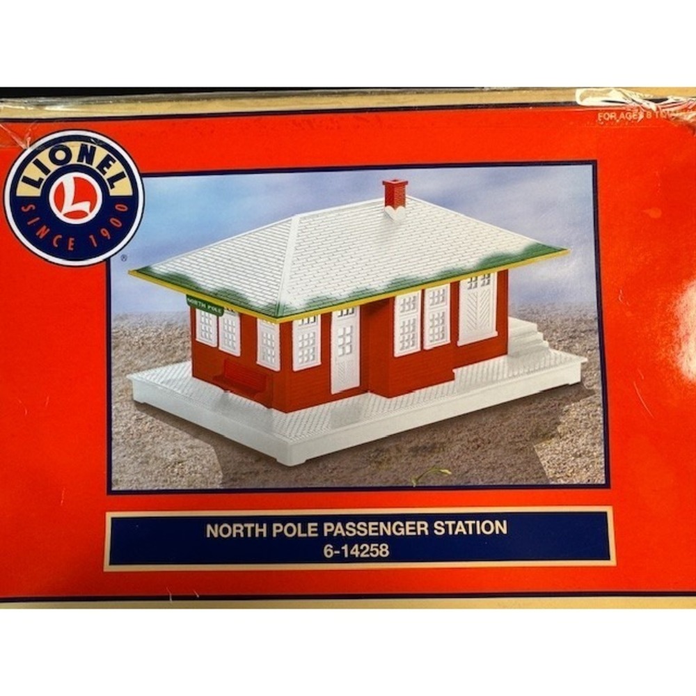 LIONEL 6-14258 O SCALE - North Pole Passenger Station NEW